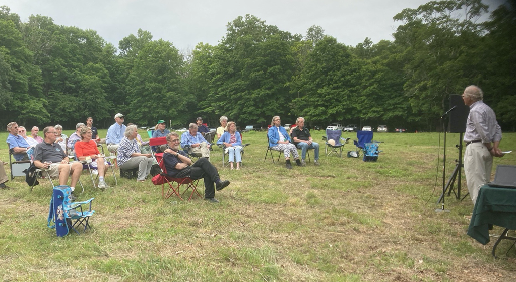 Annual Meeting in Clucas Field, June 18, 2021. Photo by Mary Guitar.