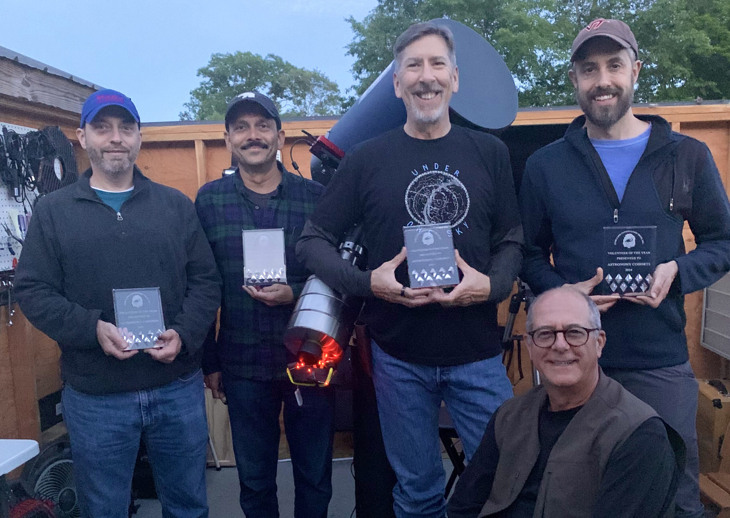Read more about the article Volunteers of the Year for 2024 are the Astronomy Cohorts